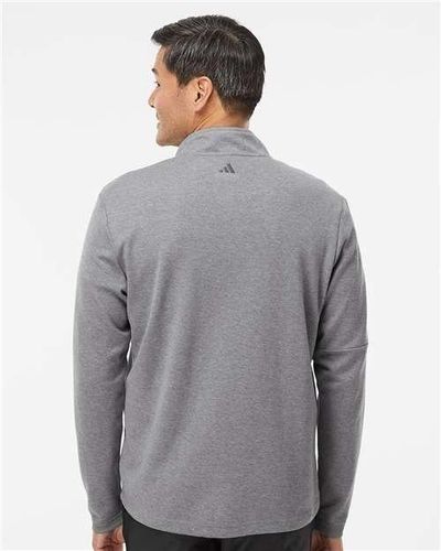 adidas 3-Stripes Quarter-Zip Sweater - A554 image thumbnail