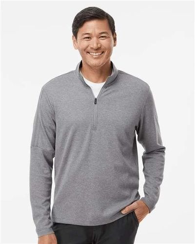 adidas 3-Stripes Quarter-Zip Sweater - A554 image thumbnail