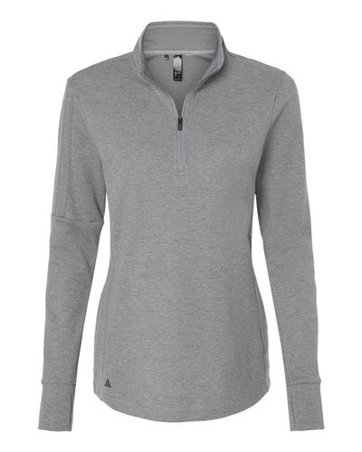adidas Women's 3-Stripes Quarter-Zip Sweater - A555 image thumbnail