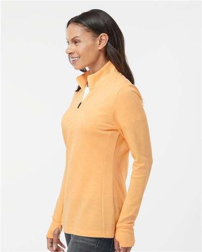 adidas Women's 3-Stripes Quarter-Zip Sweater - A555 image thumbnail