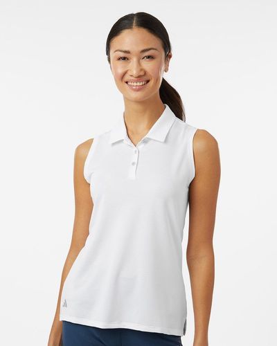 adidas Women's Ottoman Sleeveless Polo - A1005 image thumbnail