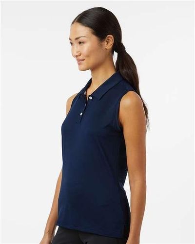 adidas Women's Ottoman Sleeveless Polo - A1005 image thumbnail