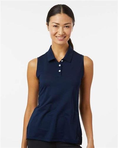 adidas Women's Ottoman Sleeveless Polo - A1005 image thumbnail