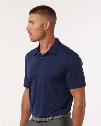 adidas Textured Stripe Polo - A704 image thumbnail