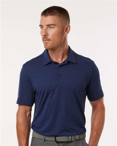 adidas Textured Stripe Polo - A704 image thumbnail