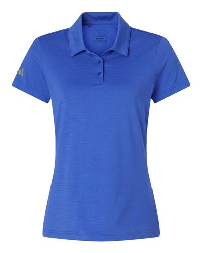 adidas Women's Textured Stripe Polo - A707 image thumbnail