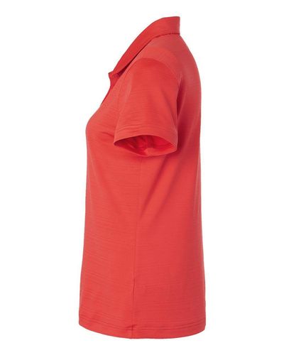 adidas Women's Textured Stripe Polo - A707 image thumbnail