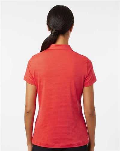 adidas Women's Textured Stripe Polo - A707 image thumbnail