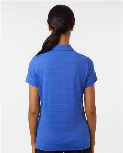 adidas Women's Textured Stripe Polo - A707 image thumbnail