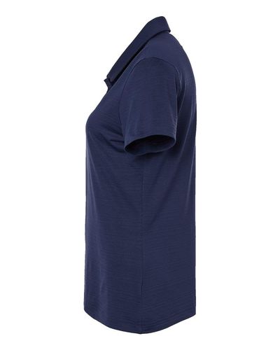 adidas Women's Textured Stripe Polo - A707 image thumbnail