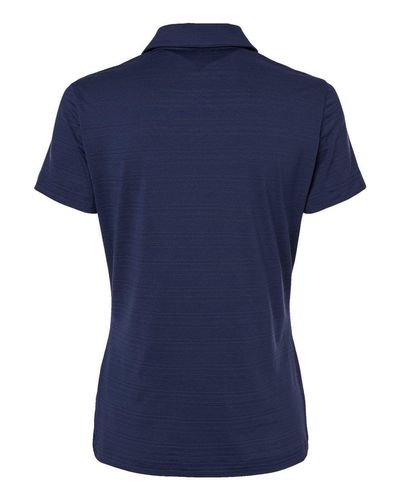 adidas Women's Textured Stripe Polo - A707 image thumbnail