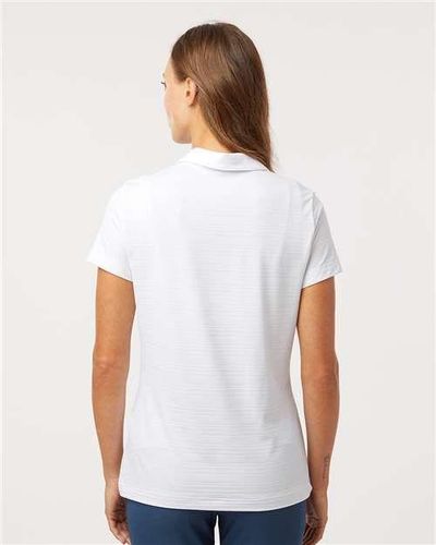 adidas Women's Textured Stripe Polo - A707 image thumbnail