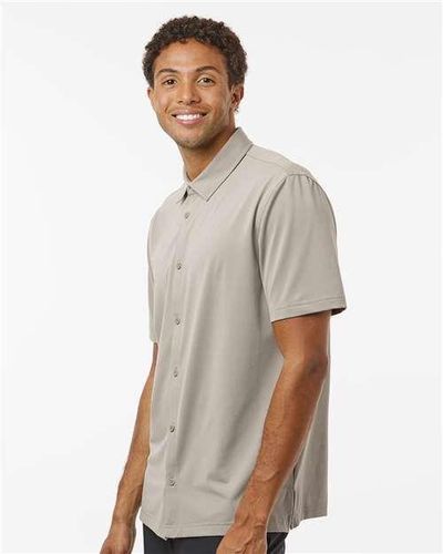 adidas Button Down Short Sleeve Shirt - A595 image thumbnail