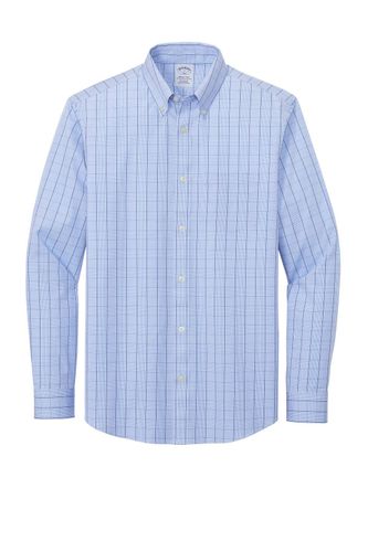 Brooks Brothers Wrinkle-Free Stretch Patterned Shirt BB18008 image thumbnail