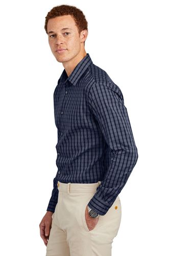 Brooks Brothers Tech Stretch Patterned Shirt BB18006 image thumbnail