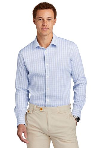 Brooks Brothers Tech Stretch Patterned Shirt BB18006 image thumbnail