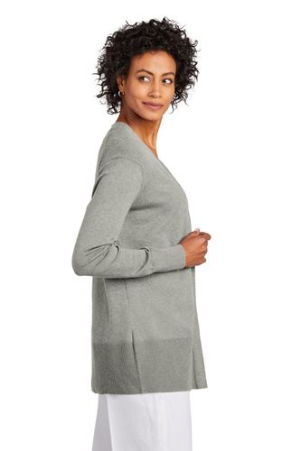 Brooks Brothers Women's Cotton Stretch Long Cardigan Sweater BB18403 image thumbnail