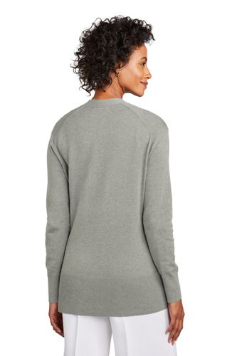 Brooks Brothers Women's Cotton Stretch Long Cardigan Sweater BB18403 image thumbnail