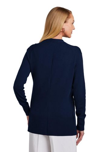 Brooks Brothers Women's Cotton Stretch Long Cardigan Sweater BB18403 image thumbnail