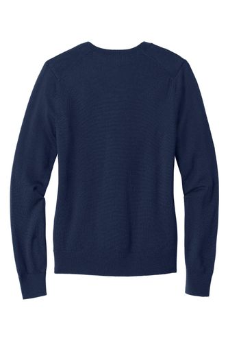 Brooks Brothers Women's Washable Merino V-Neck Sweater BB18411 image thumbnail