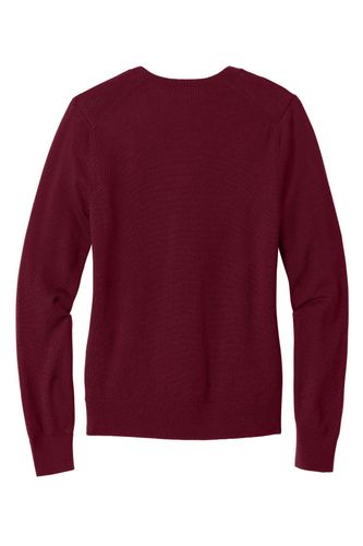 Brooks Brothers Women's Washable Merino V-Neck Sweater BB18411 image thumbnail
