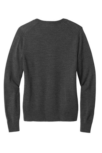 Brooks Brothers Women's Washable Merino V-Neck Sweater BB18411 image thumbnail