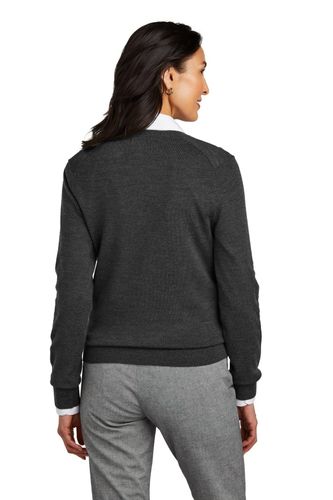 Brooks Brothers Women's Washable Merino V-Neck Sweater BB18411 image thumbnail