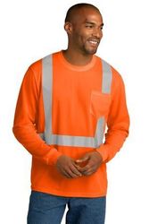 Image of CornerStone ANSI 107 Class 2 Mesh Long Sleeve Tee. CS201