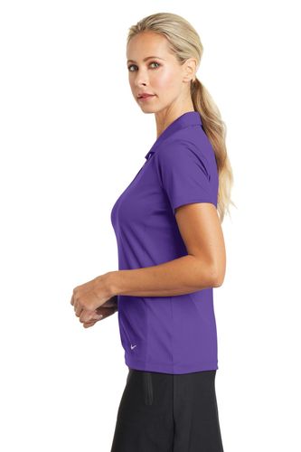 Nike Ladies Dri-FIT Vertical Mesh Polo. 637165 image thumbnail
