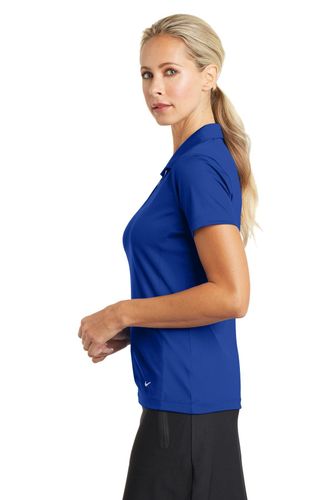 Nike Ladies Dri-FIT Vertical Mesh Polo. 637165 image thumbnail