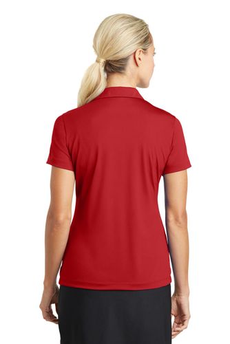 Nike Ladies Dri-FIT Vertical Mesh Polo. 637165 image thumbnail