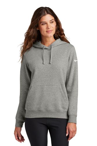 Nike Ladies Club Fleece Sleeve Swoosh Pullover Hoodie NKFD9889 image thumbnail