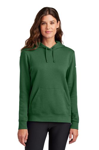 Nike Ladies Club Fleece Sleeve Swoosh Pullover Hoodie NKFD9889 image thumbnail