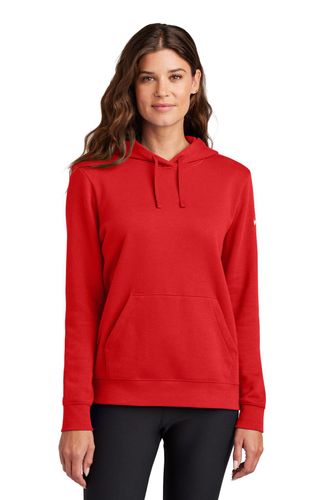 Nike Ladies Club Fleece Sleeve Swoosh Pullover Hoodie NKFD9889 image thumbnail