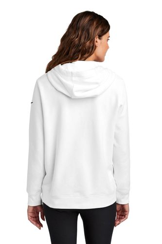Nike Ladies Club Fleece Sleeve Swoosh Pullover Hoodie NKFD9889 image thumbnail