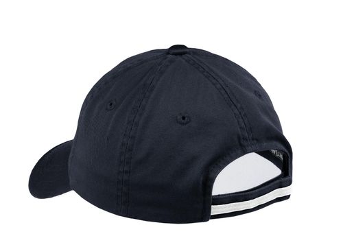 Port Authority Sandwich Bill Cap with Striped Closure. C830 image thumbnail