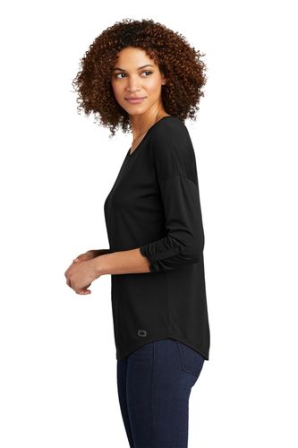 OGIO Women's Gravitate Scoop 3/4-Sleeve . LOG141 image thumbnail