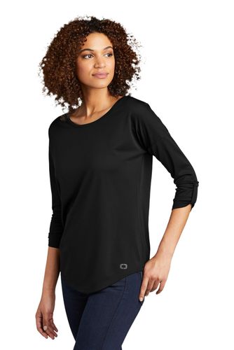 OGIO Women's Gravitate Scoop 3/4-Sleeve . LOG141 image thumbnail