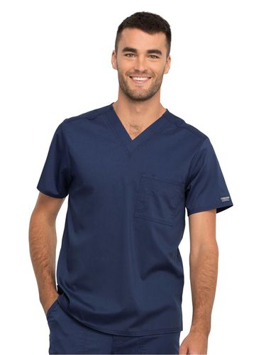 Cherokee - Workwear Revolution - Unisex 1 Pocket Tuckable V-Neck Top image thumbnail