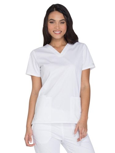 Cherokee - Workwear Core Stretch - Women's V-Neck Top image thumbnail Cherokee - Workwear Core Stretch - Women's V-Neck Top image thumbnail