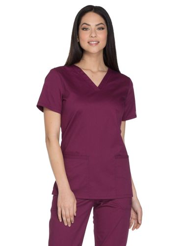 Cherokee - Workwear Core Stretch - Women's V-Neck Top image thumbnail Cherokee - Workwear Core Stretch - Women's V-Neck Top image thumbnail
