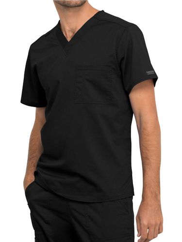 Cherokee - Workwear Revolution - Unisex 1 Pocket Tuckable V-Neck Top image thumbnail