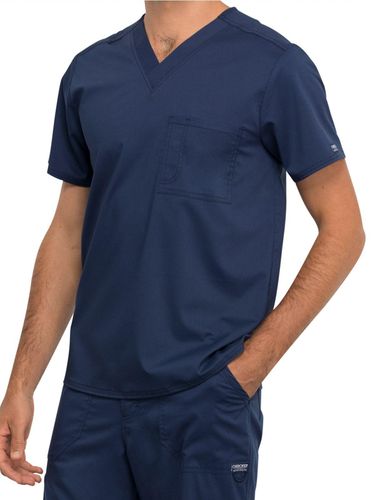 Cherokee - Workwear Revolution - Unisex 1 Pocket Tuckable V-Neck Top image thumbnail