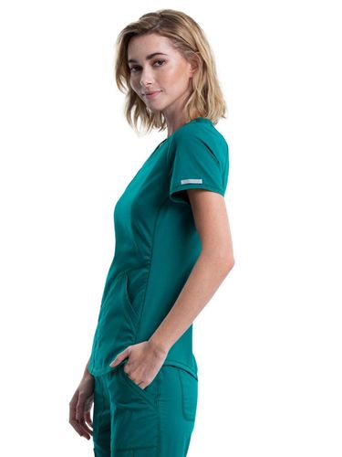 Cherokee - Workwear Revolution - Women's V-Neck Top image thumbnail