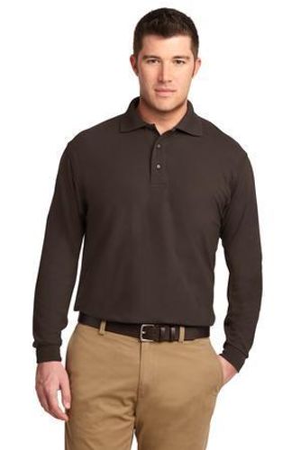 Port Authority Silk Touch Long Sleeve Polo. K500LS image thumbnail