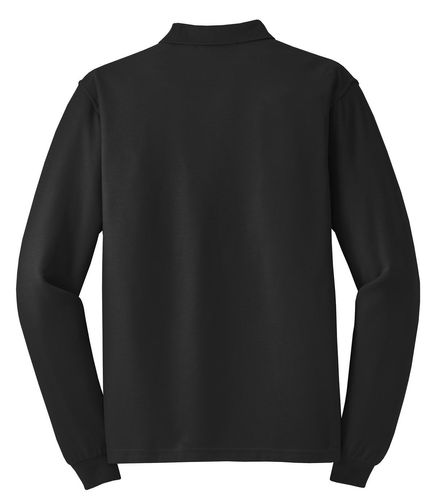 Port Authority Silk Touch Long Sleeve Polo. K500LS image thumbnail