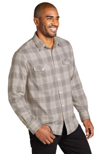 Port Authority Long Sleeve Ombre Plaid Shirt W672 image thumbnail