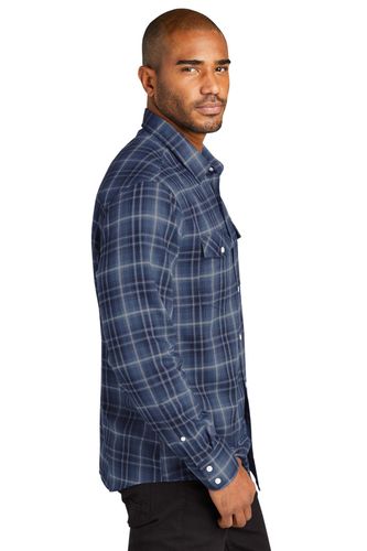 Port Authority Long Sleeve Ombre Plaid Shirt W672 image thumbnail
