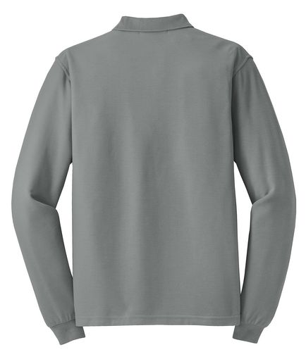 Port Authority Silk Touch Long Sleeve Polo. K500LS image thumbnail