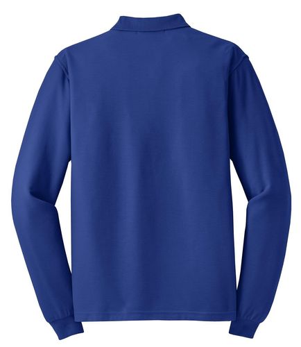 Port Authority Silk Touch Long Sleeve Polo. K500LS image thumbnail